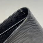 Louis Vuitton Wallet Epi Portefeuille Brazza Noir — view 6