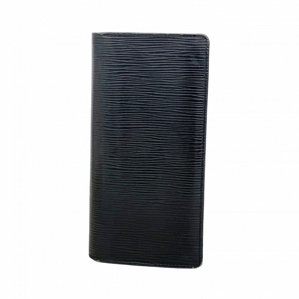 Louis Vuitton Wallet Epi Portefeuille Brazza Noir