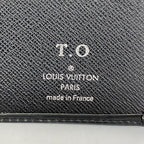 Louis Vuitton Wallet Epi Portefeuille Brazza Noir — view 4