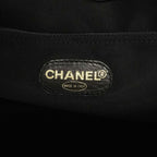 Chanel Shoulder Bag Caviar Leather Black Gold — view 5