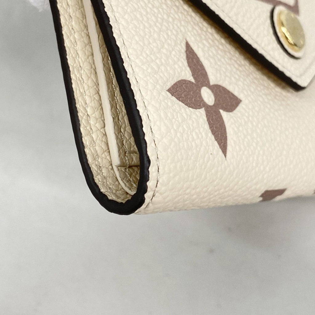 Louis Vuitton Trifold Wallet Monogram Empreinte Bicolor Portefeuille Victorine — view 6