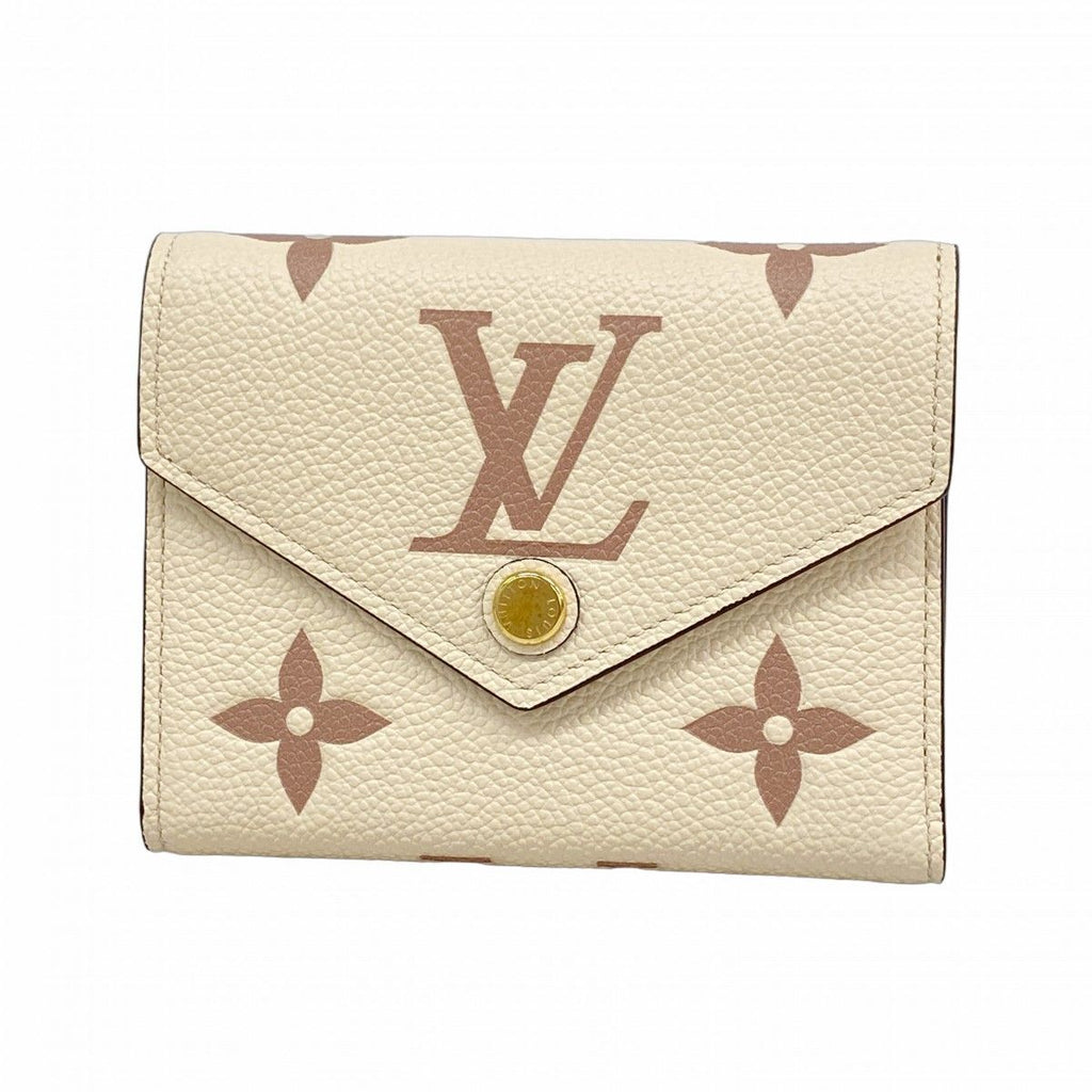 Louis Vuitton Trifold Wallet Monogram Empreinte Bicolor Portefeuille Victorine