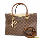 Louis Vuitton Tote Damier LV Riverside Ebene Cream 2-Way