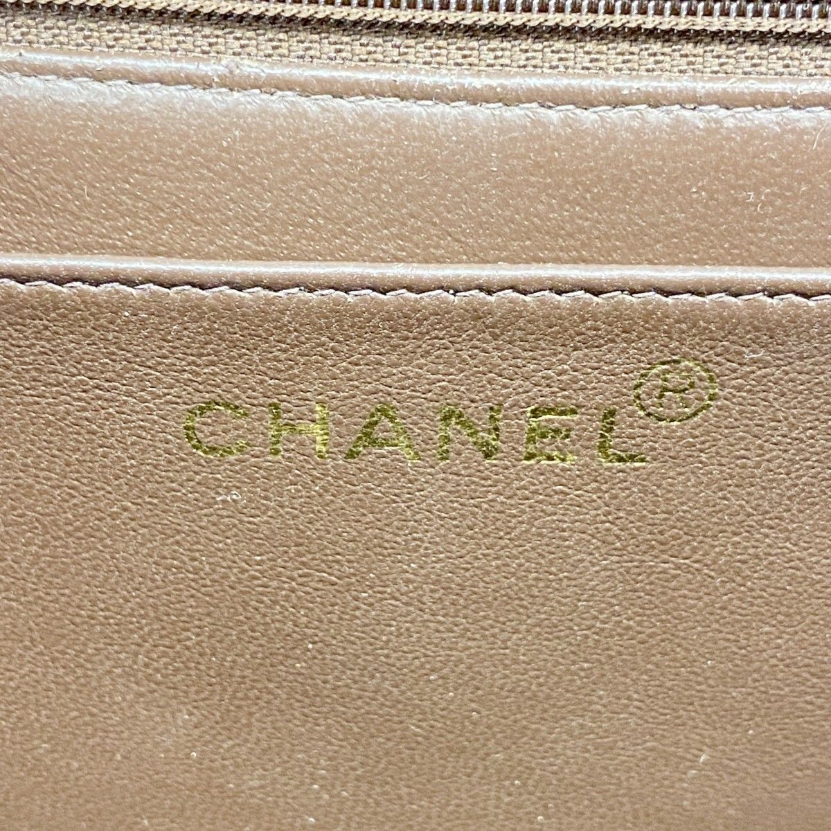 Chanel Shoulder Bag Quilted Suede Dark Brown — view 5