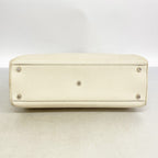 Gucci Handbag Zumi Leather White Gold Silver 2-Way — view 3