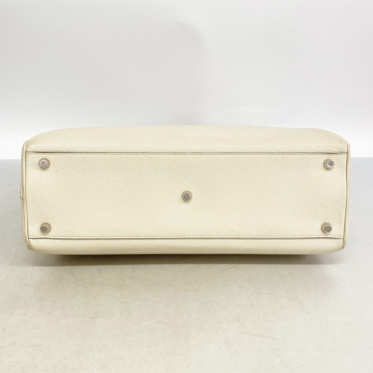 Gucci Handbag Zumi Leather White Gold Silver 2-Way — view 3