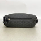 Gucci Waist Bag GG Nylon Black Silver — view 9