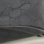 Gucci Waist Bag GG Nylon Black Silver — view 6