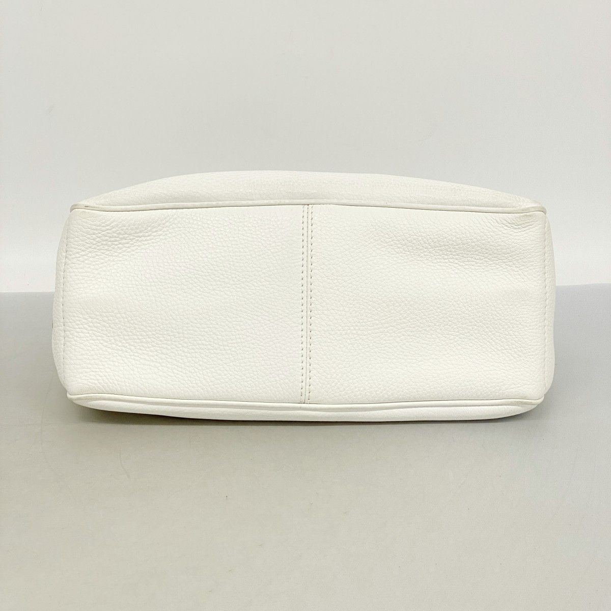 Celine Handbag Boogie Bag Leather White Gold — view 3