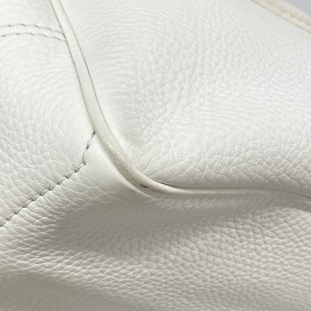 Celine Handbag Boogie Bag Leather White Gold — view 6