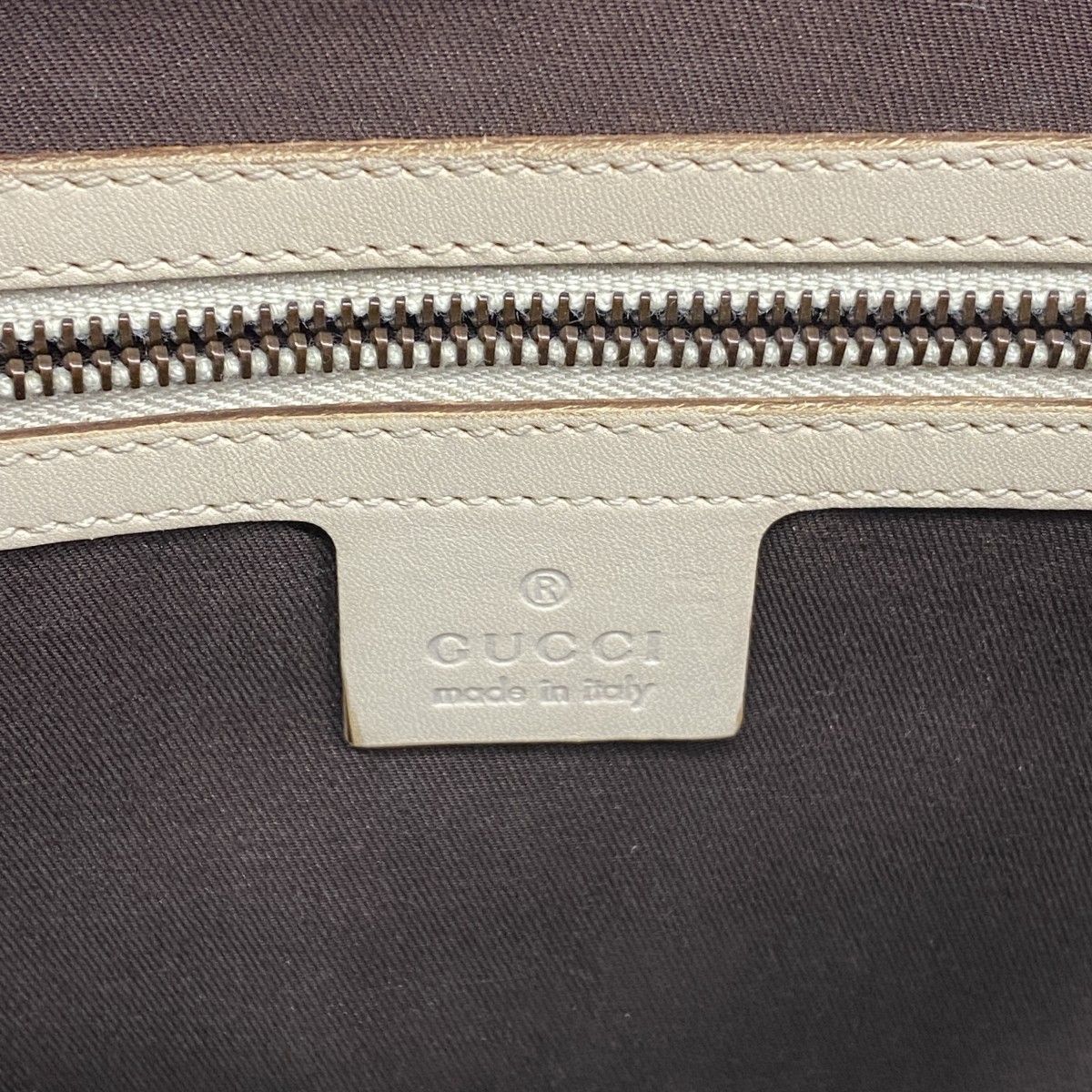 Gucci Handbag GG Canvas Leather Beige Pink Gold — view 5