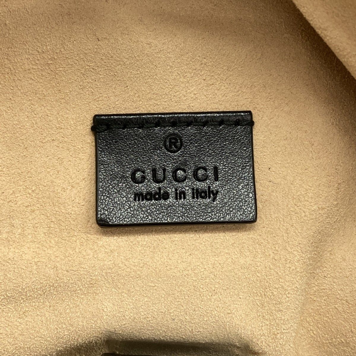 Gucci Backpack GG Marmont Leather Black Gold — view 5