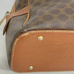 Celine Handbag Macadam Brown Gold — view 6