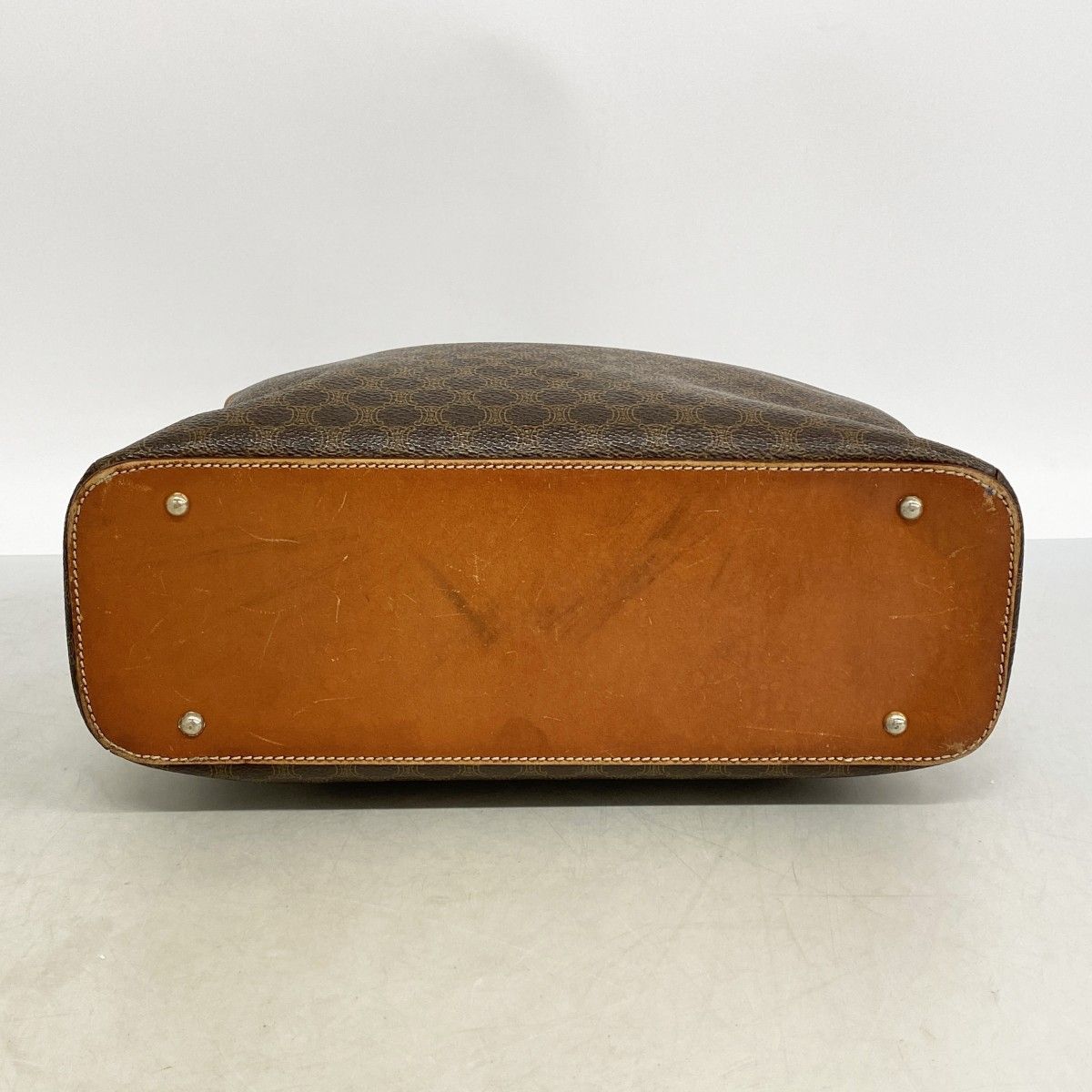Celine Handbag Macadam Brown Gold — view 3