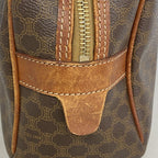 Celine Handbag Macadam Brown Gold — view 9