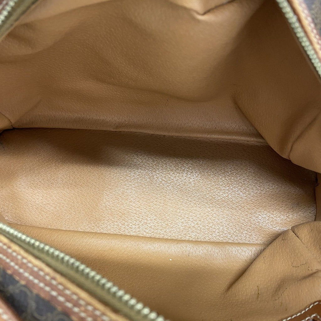Celine Handbag Macadam Brown Gold — view 4