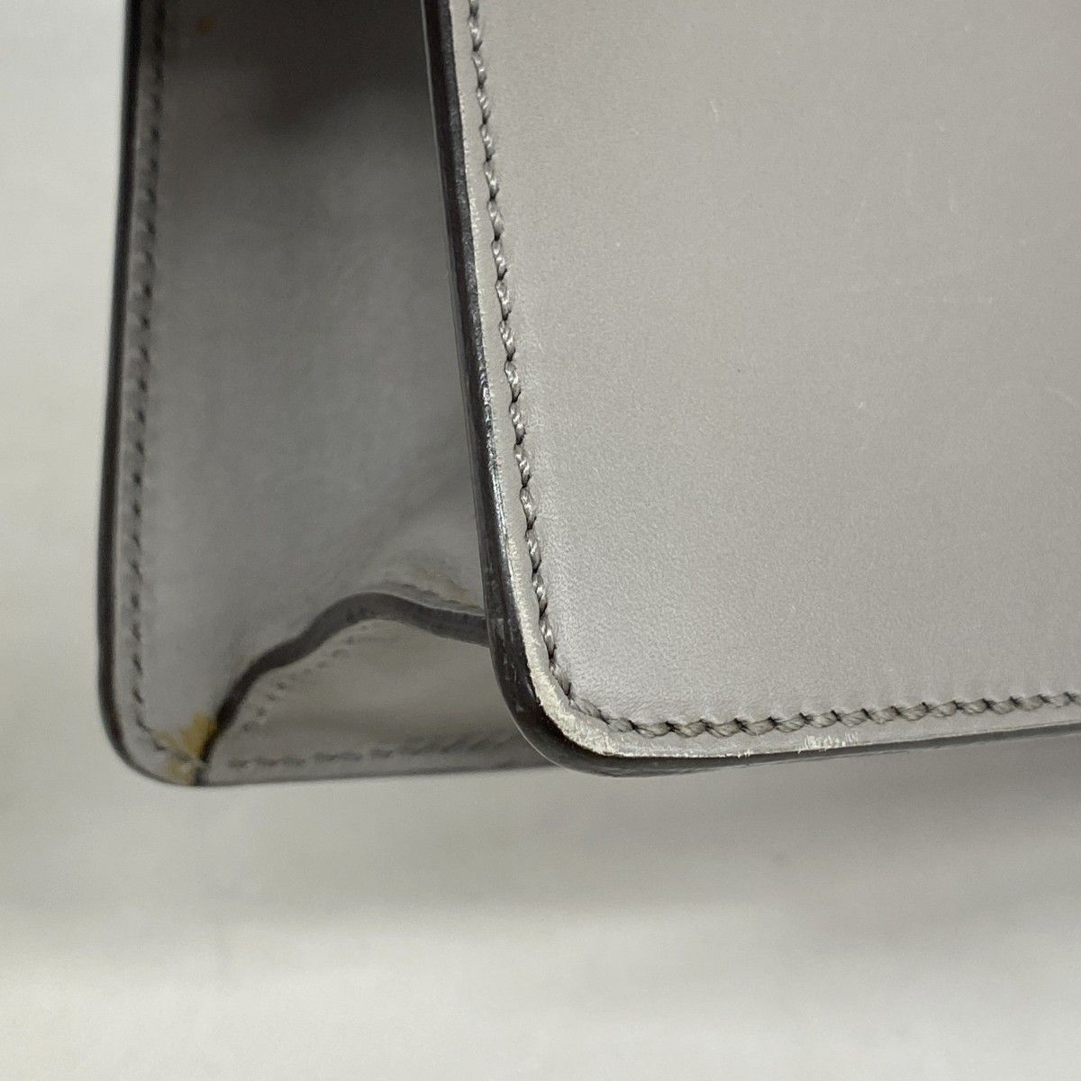 Gucci Shoulder Bag Sylvie Leather Gray Gold — view 6