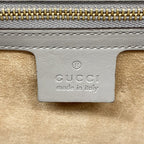 Gucci Shoulder Bag Sylvie Leather Gray Gold — view 5