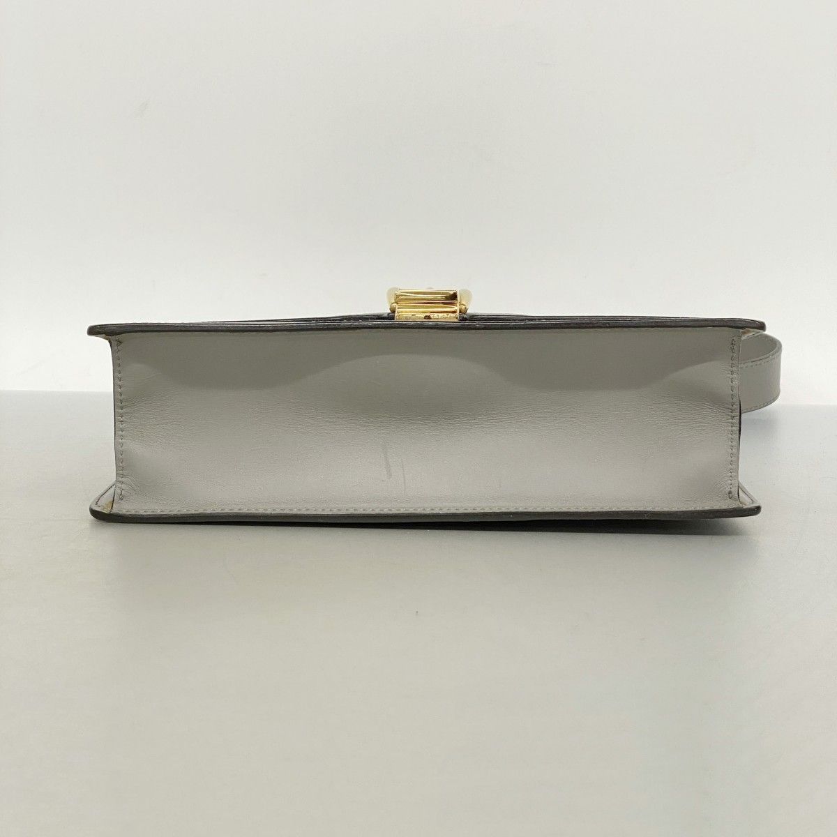 Gucci Shoulder Bag Sylvie Leather Gray Gold — view 3