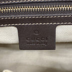 Gucci Tote Interlocking GG Canvas Brown Champagne Gold — view 5