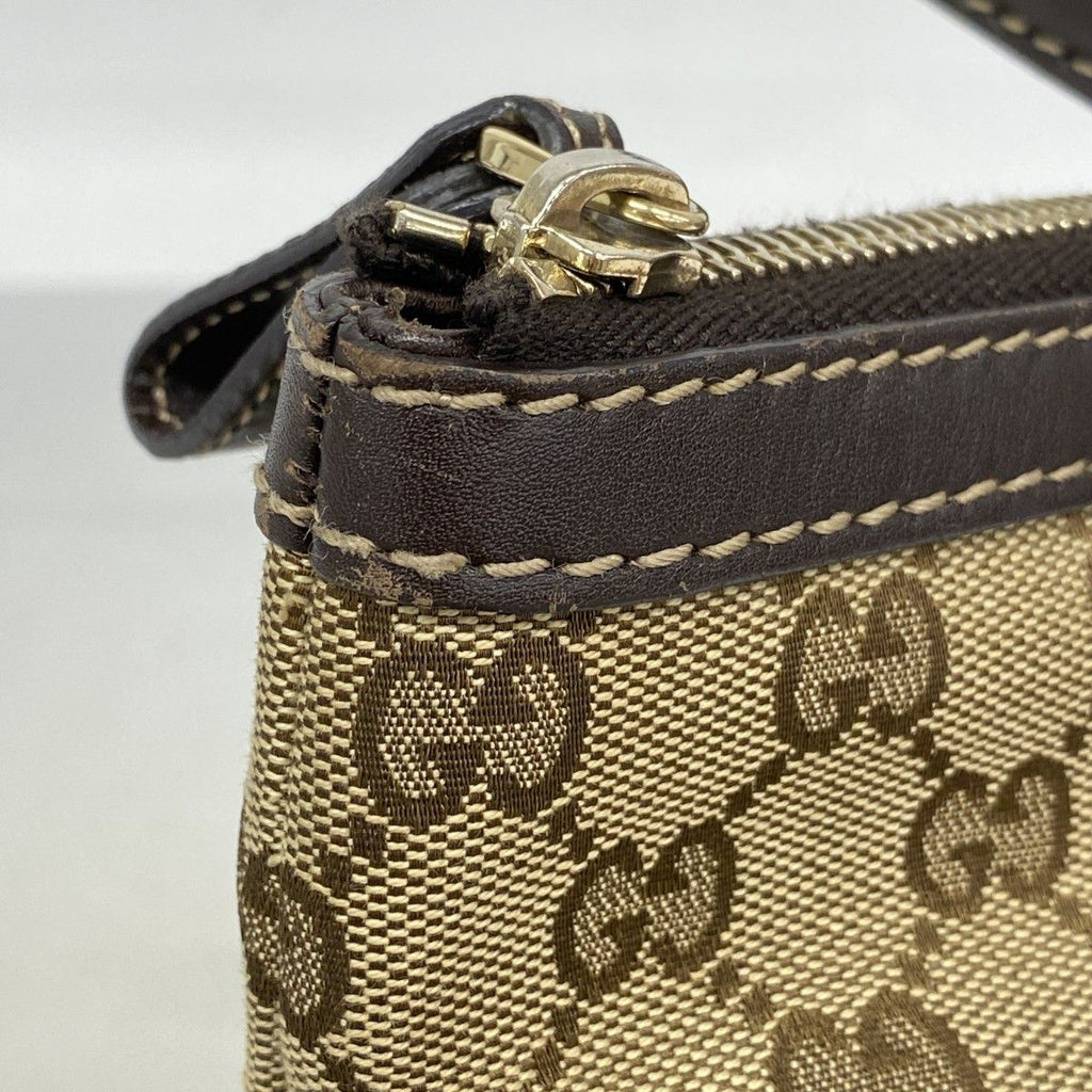 Gucci Tote Interlocking GG Canvas Brown Champagne Gold — view 7