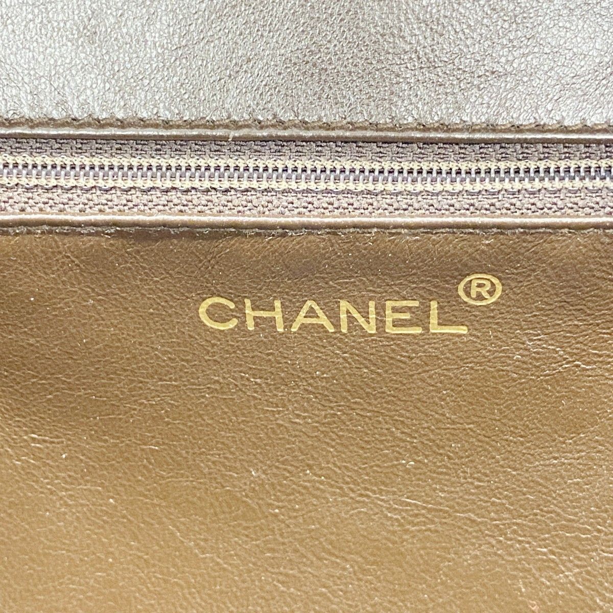 Chanel Handbag Suede Brown Silver — view 5