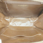 Chanel Handbag Suede Brown Silver — view 4