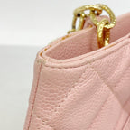 Chanel Tote Reissue Caviar Leather Pink Gold — view 8