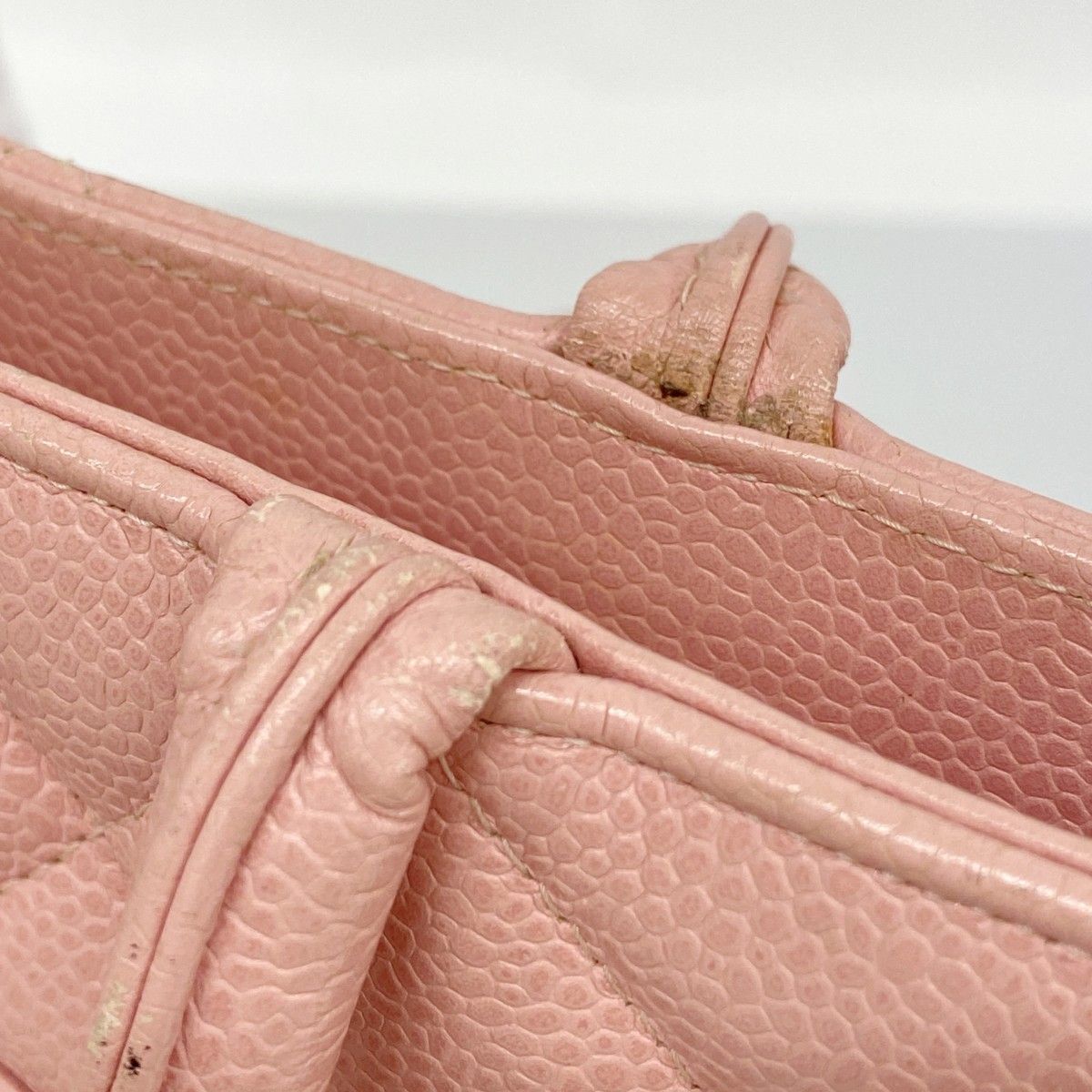 Chanel Tote Reissue Caviar Leather Pink Gold — view 6