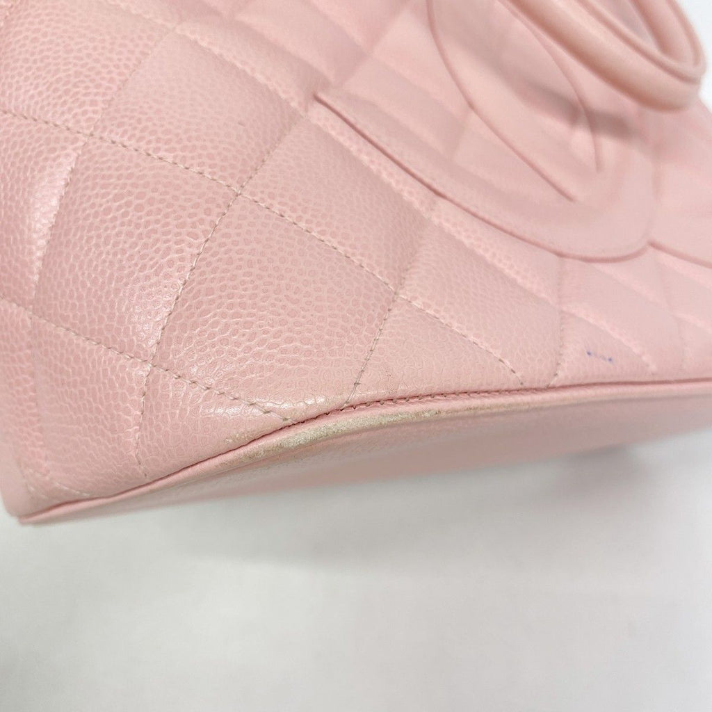 Chanel Tote Reissue Caviar Leather Pink Gold — view 7