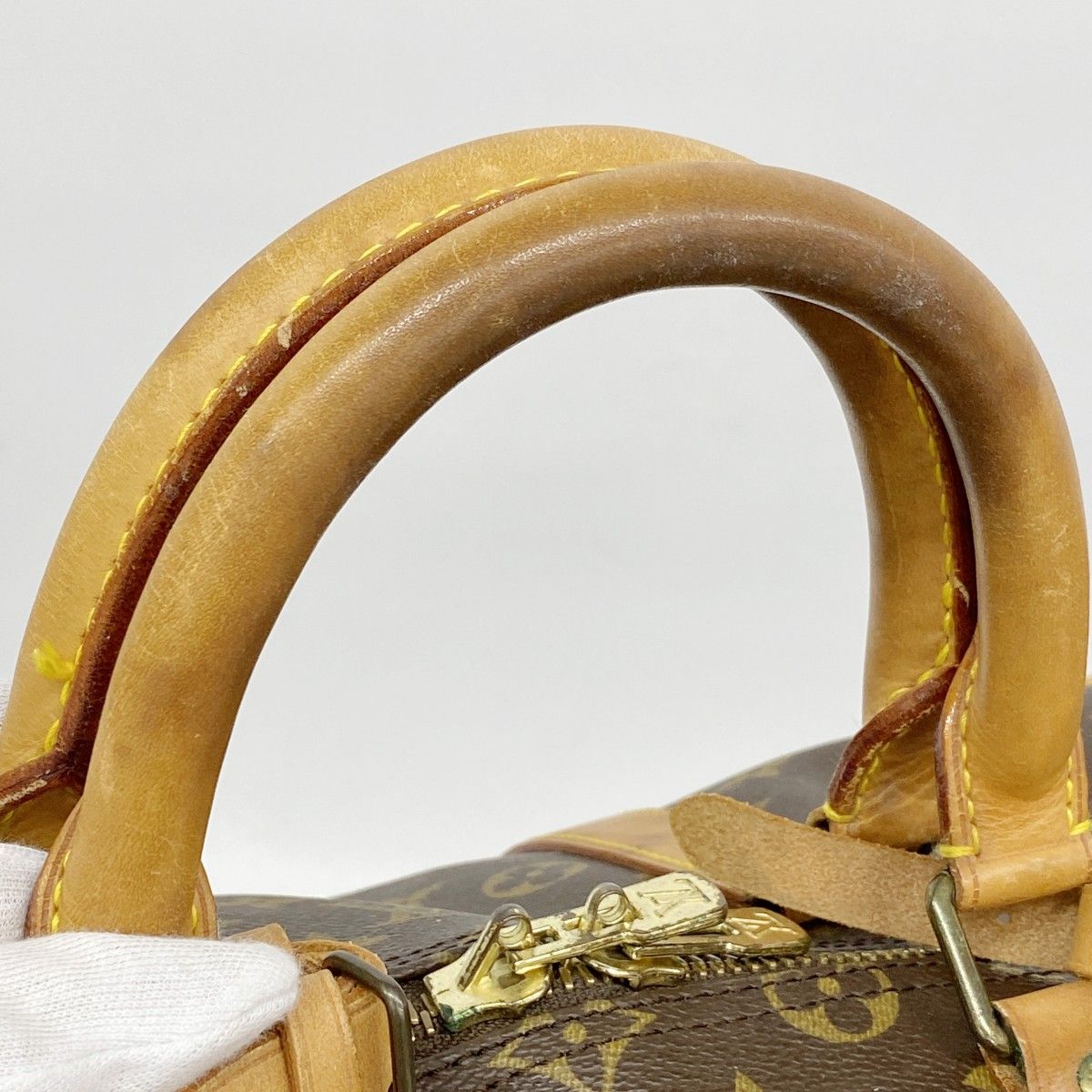Louis Vuitton Boston Bag Monogram Keepall Bandouliere 55 Brown — view 7