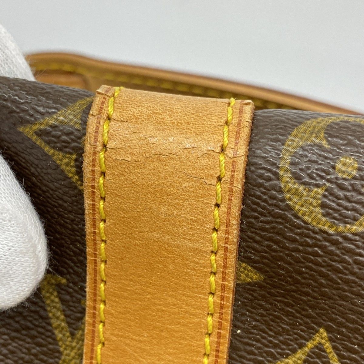 Louis Vuitton Boston Bag Monogram Keepall Bandouliere 55 Brown — view 6