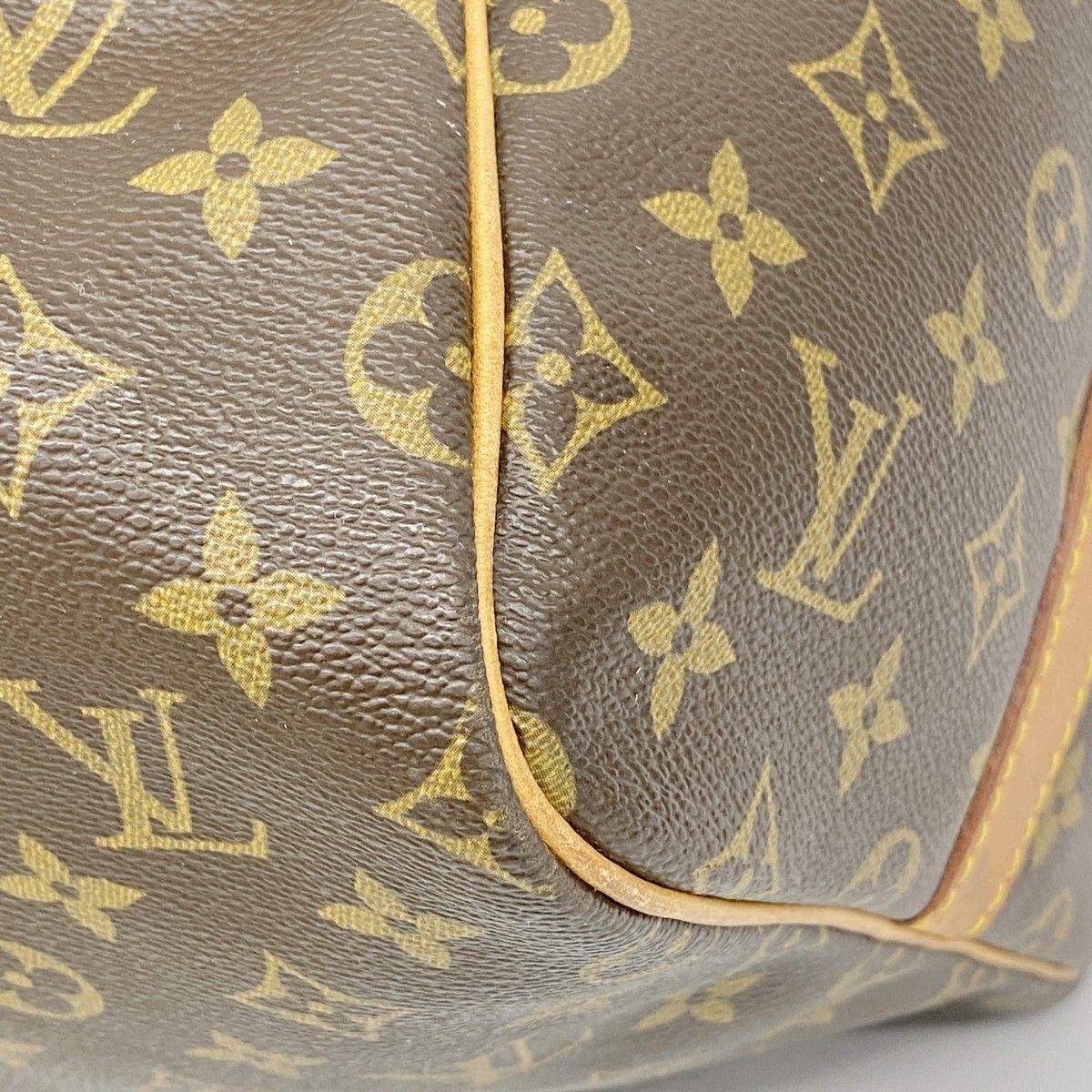 Louis Vuitton Boston Bag Monogram Keepall Bandouliere 55 Brown — view 8