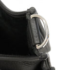 Hermes Shoulder Bag Evelyne PM Taurillon Black Silver — view 6