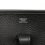 Hermes Shoulder Bag Evelyne PM Taurillon Black Silver — view 5