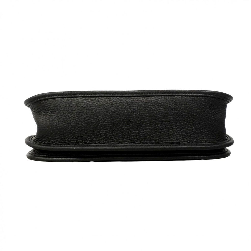 Hermes Shoulder Bag Evelyne PM Taurillon Black Silver — view 3