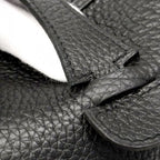 Hermes Shoulder Bag Evelyne PM Taurillon Black Silver — view 7