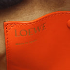 Loewe Handbag Amazona 16 2-Way Orange Leather Square — view 4