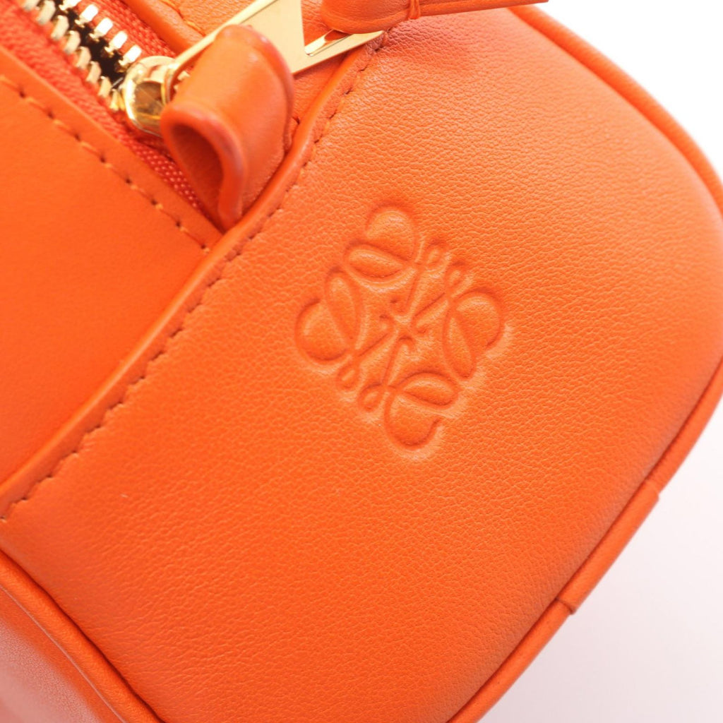 Loewe Handbag Amazona 16 2-Way Orange Leather Square — view 7