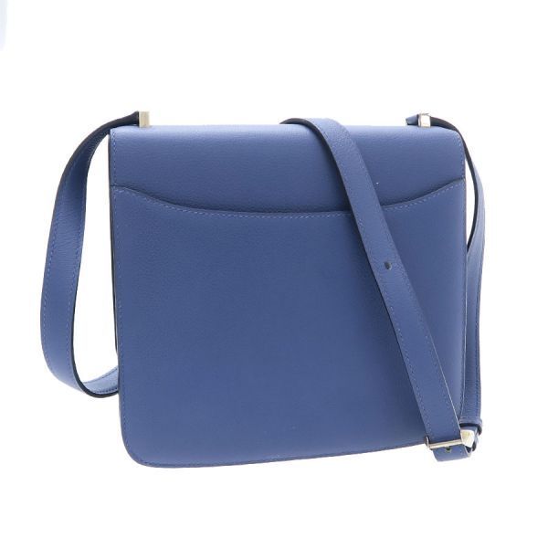 Hermes Shoulder Bag Blue — view 3