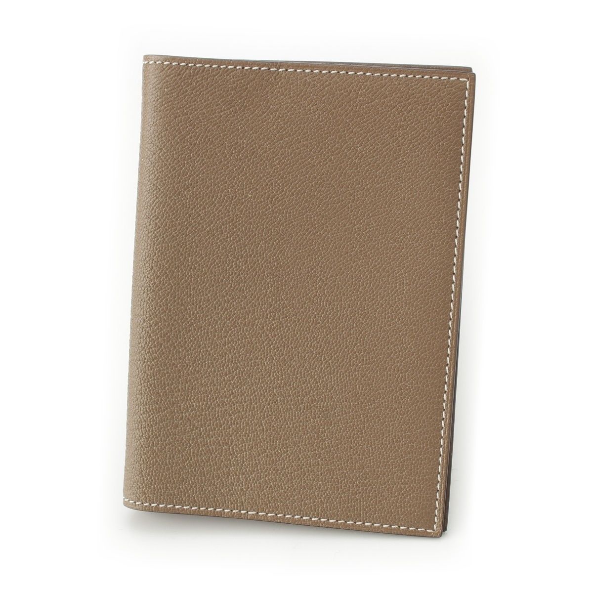 Hermes Agenda GM Chevre Notebook Cover Etoupe