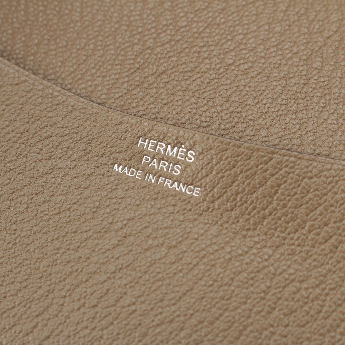 Hermes Agenda GM Chevre Notebook Cover Etoupe — view 5