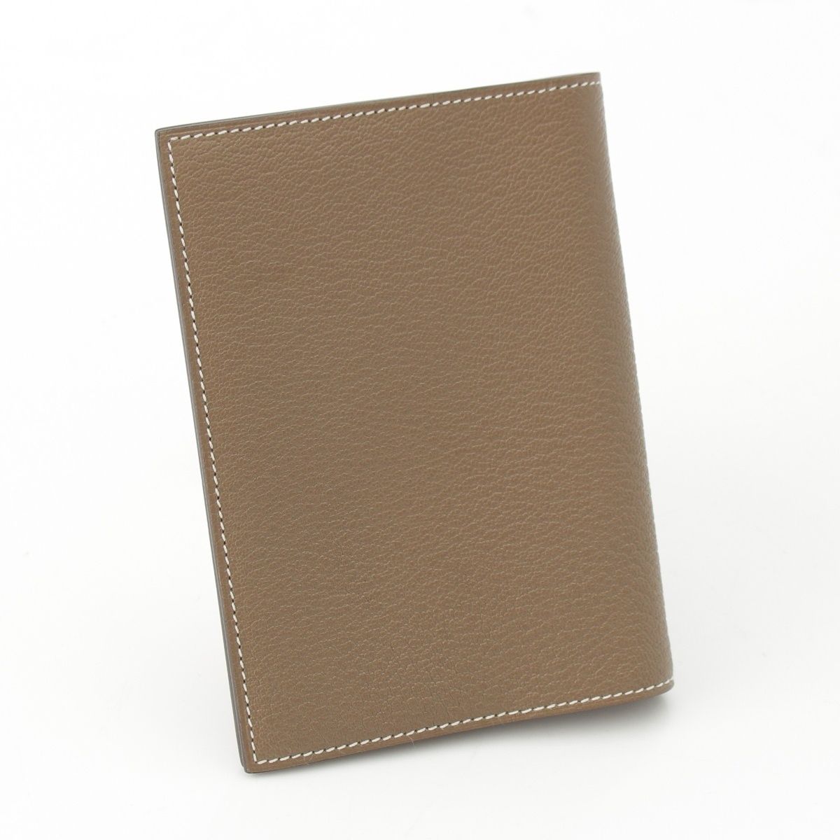 Hermes Agenda GM Chevre Notebook Cover Etoupe — view 2
