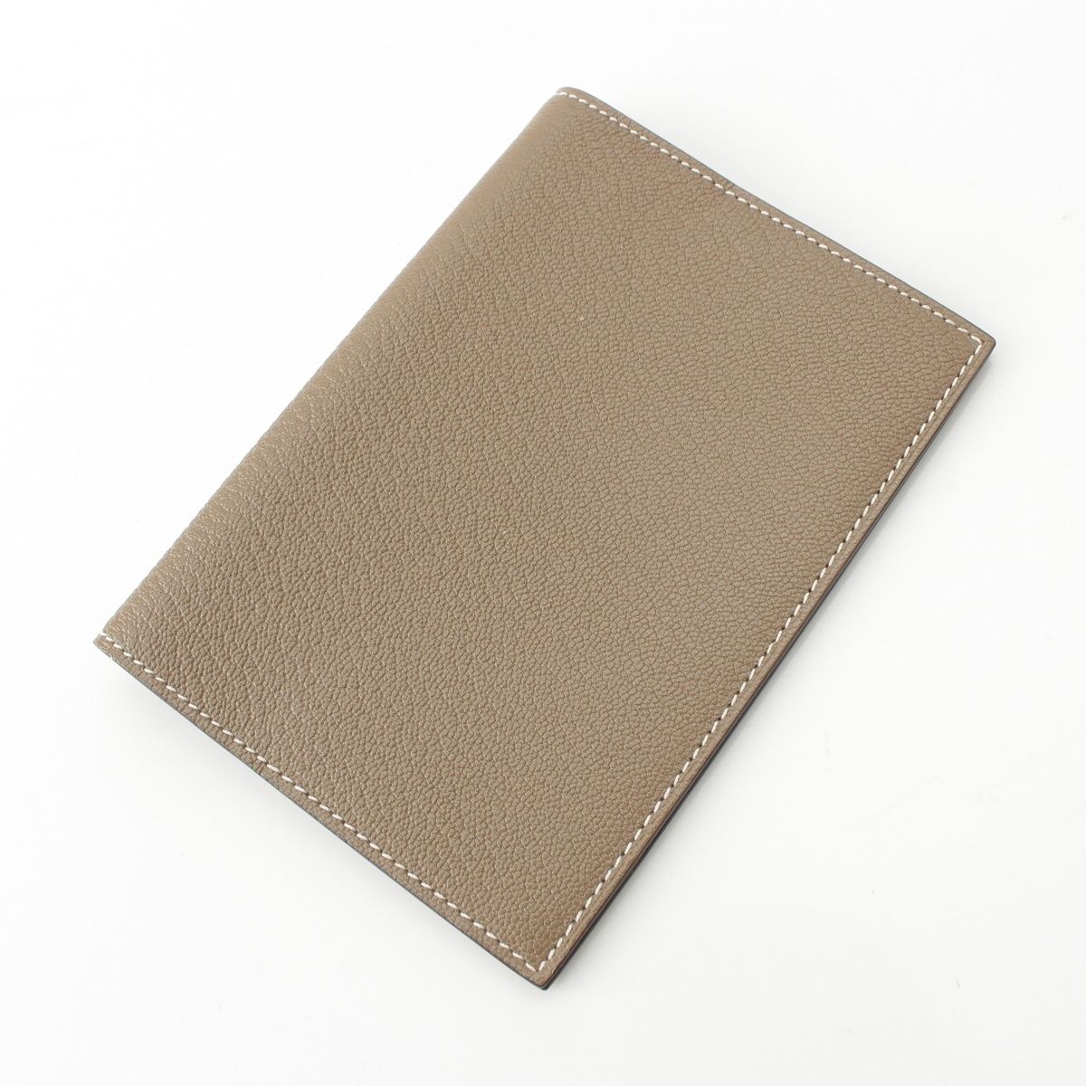 Hermes Agenda GM Chevre Notebook Cover Etoupe — view 3