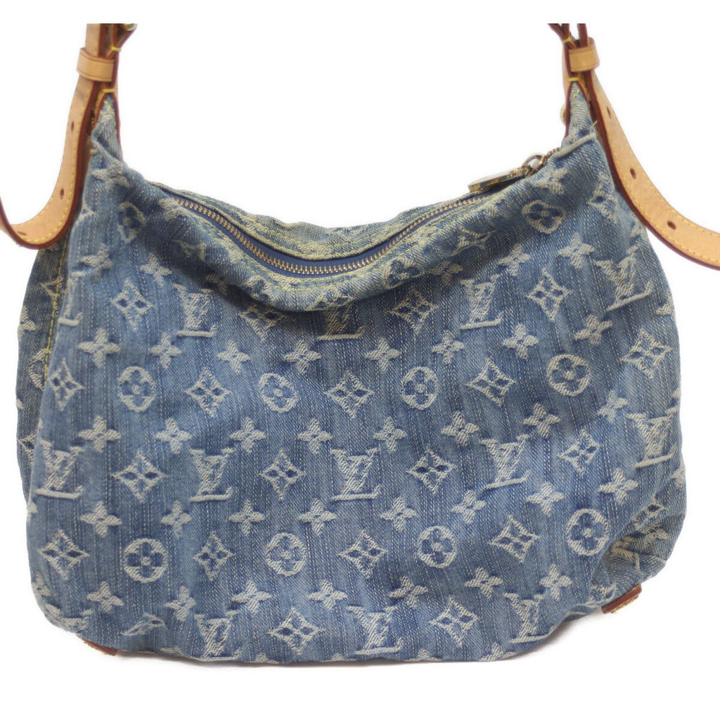 Louis Vuitton 06 Monogram Denim Baggy PM Long Strap — view 3