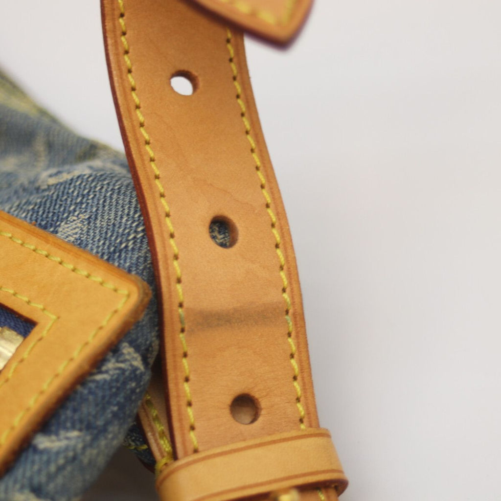 Louis Vuitton 06 Monogram Denim Baggy PM Long Strap — view 9