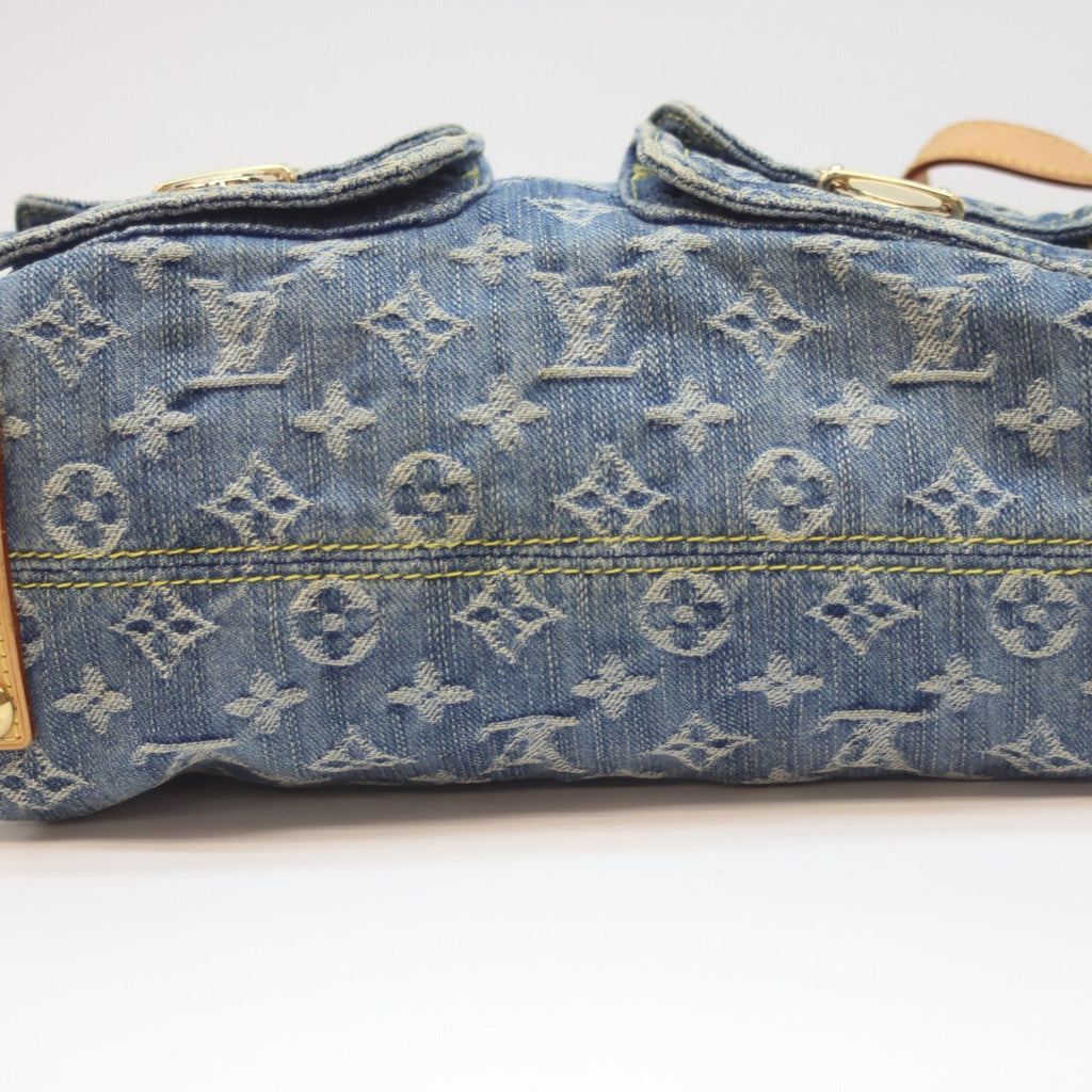 Louis Vuitton 06 Monogram Denim Baggy PM Long Strap — view 5