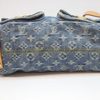 Louis Vuitton 06 Monogram Denim Baggy PM Long Strap — view 5