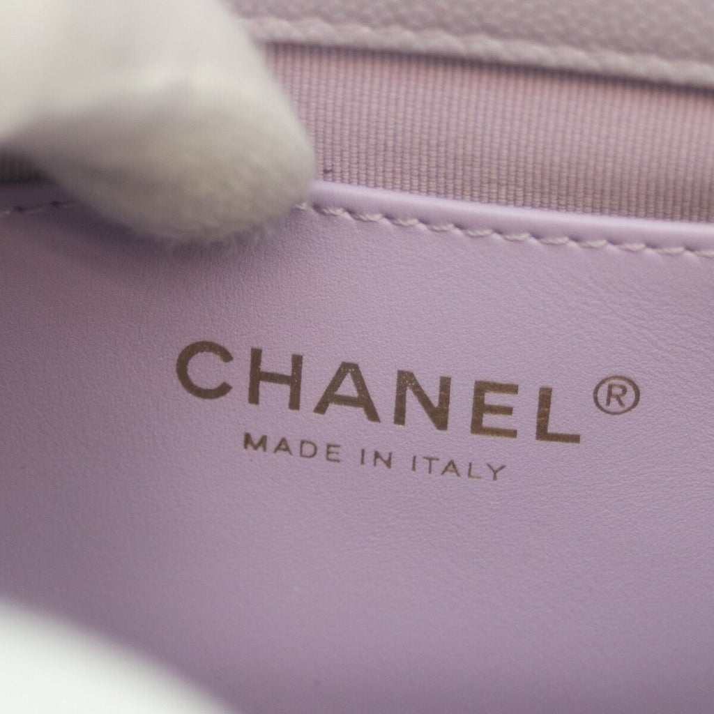 Chanel Lavender Caviar Shoulder — view 8