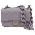 Chanel Lavender Caviar Shoulder